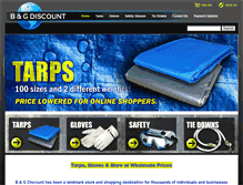 Tablet Screenshot of bandgdiscount.com